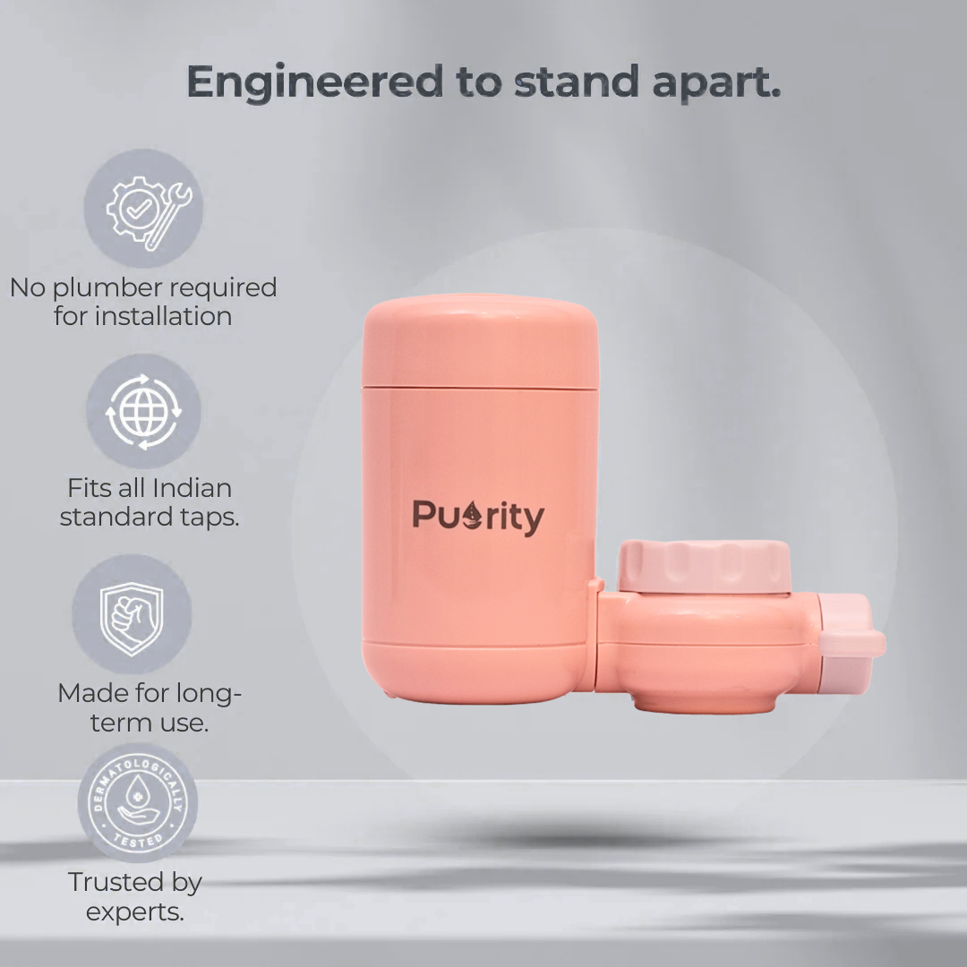 Puority Beauty Faucet Filter for Chlorinated and Hard Water