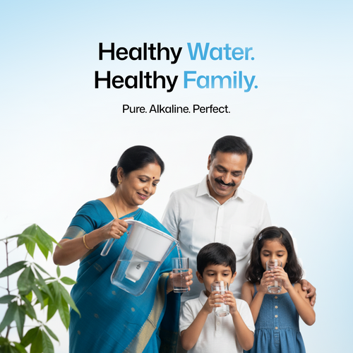 Puority Alkaline Maestro 3.5L Family Water Pitcher