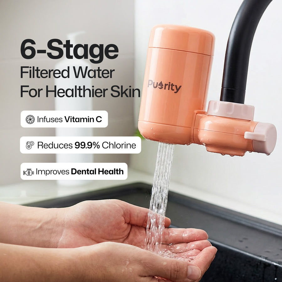 Puority Beauty Faucet Filter for Chlorinated and Hard Water