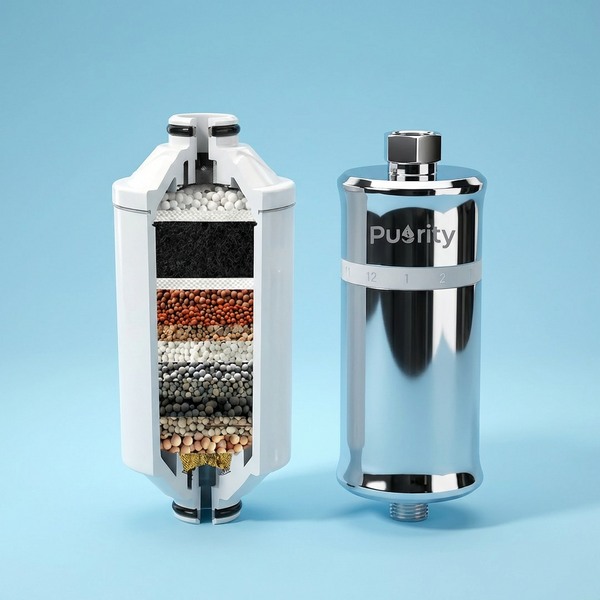 Puority Derma Flow Shower Filter for Healthy Skin & Hair specification image 1